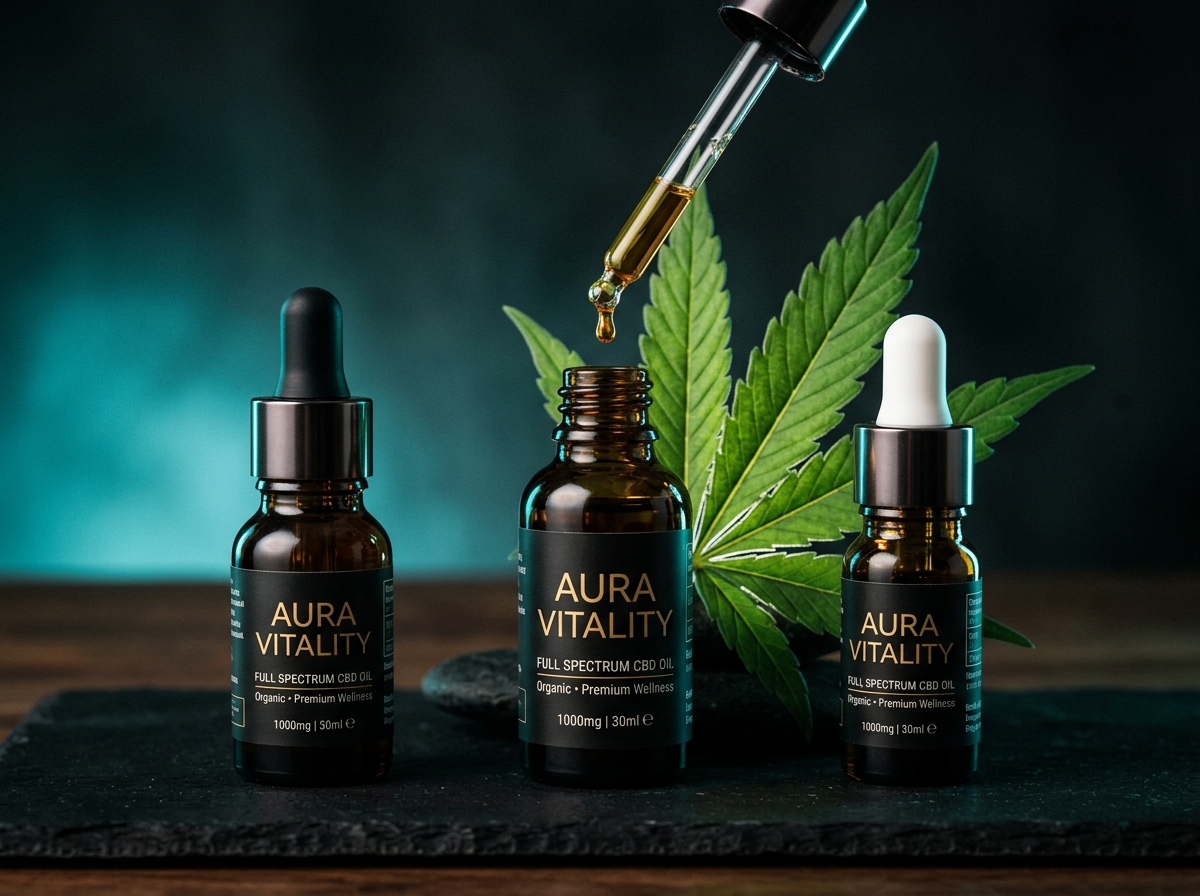 CBD oils and Kratom powder selection